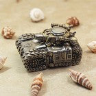 Zippo Double Armor Tank Lighter – Solid Brass Heavy Custom Art Case