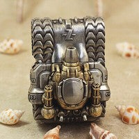 Zippo Double Armor Tank Lighter – Solid Brass Heavy Custom Art Case